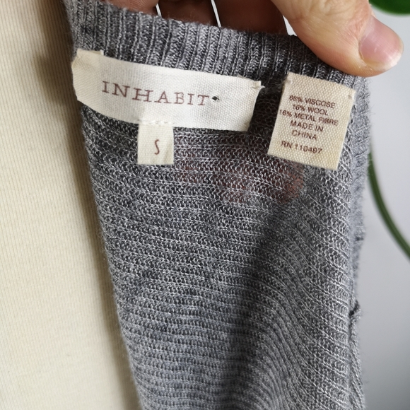 INHABIT wool blend cardigan - Picture 4 of 6